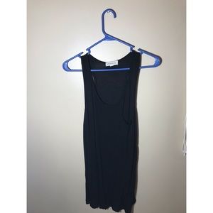 Black tank top dress.